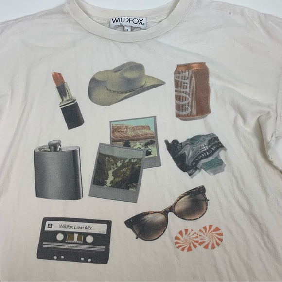 Wildfox Graphic T-Shirt My Favorite Things Small - Picture 5 of 13